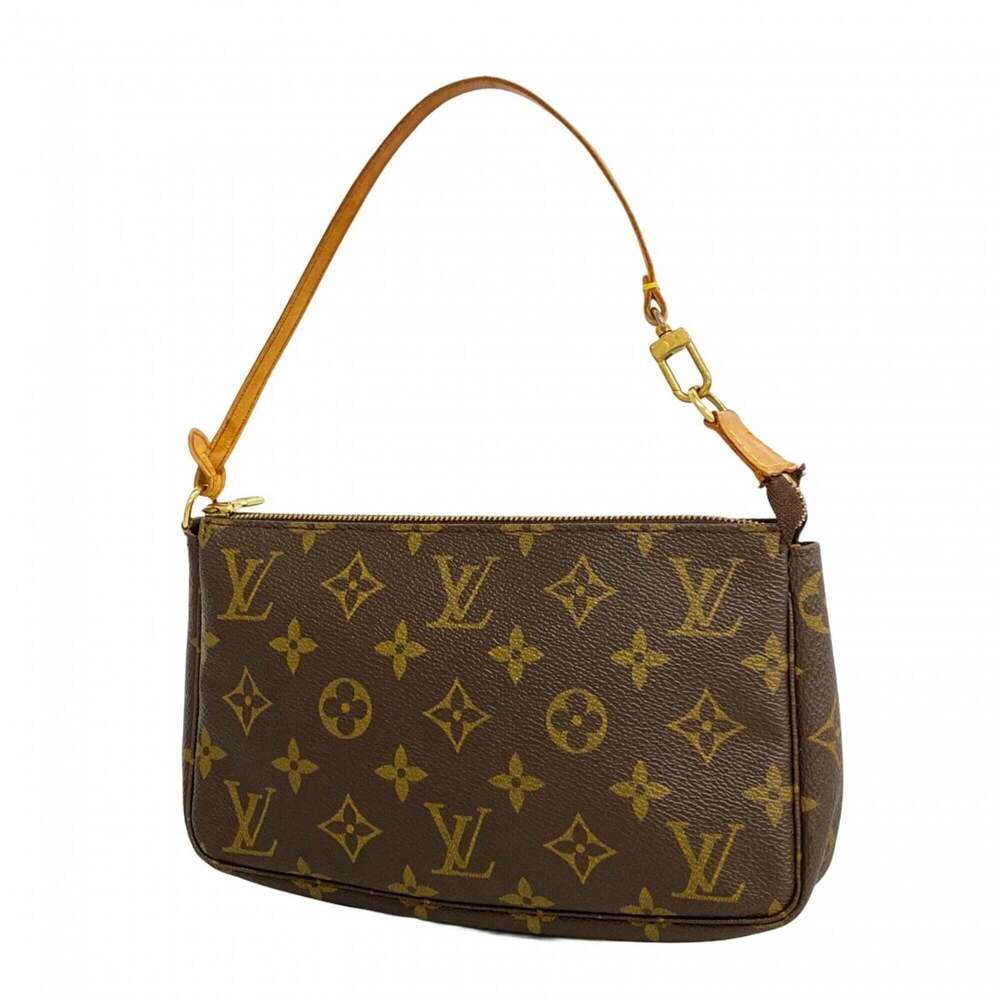LOUIS VUITTON Brown Monogram Pochette Pouch - Picture 1 of 10